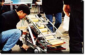 Woburn High School's 1995 winning Canada FIRST robot [3]