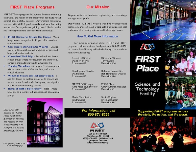 File:FIRST Place 2001 trifold.pdf
