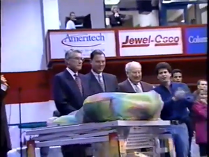 Dean Kamen behind WildStang's robot [2]