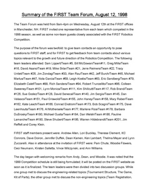 98 teamforum summary.pdf