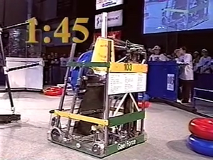 Team 126 shortly after the start of a semifinal round [3]