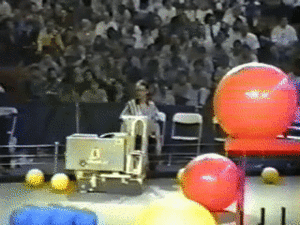 The 1996 Placebo spinning around at the 1996 New England Tournament [1]