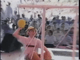 Team -116's human player descores a large ball at the National Championship [9]