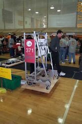 Team 371's robot in the pit [2]