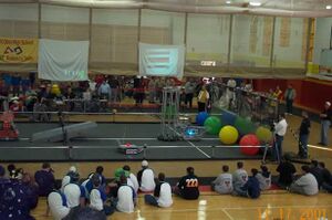 Teams 222, 303, and 522 on the field [1]