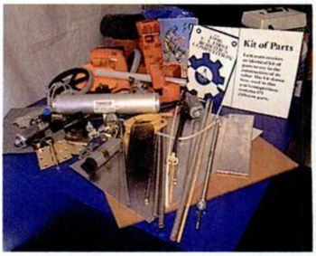 Some of the materials available in the kit of parts [10]