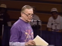 The 1994 Chairmen's Award being presented in the purple shirt [12]