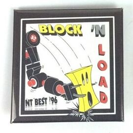 A 1996 NT BEST Block 'N Load button [9]
