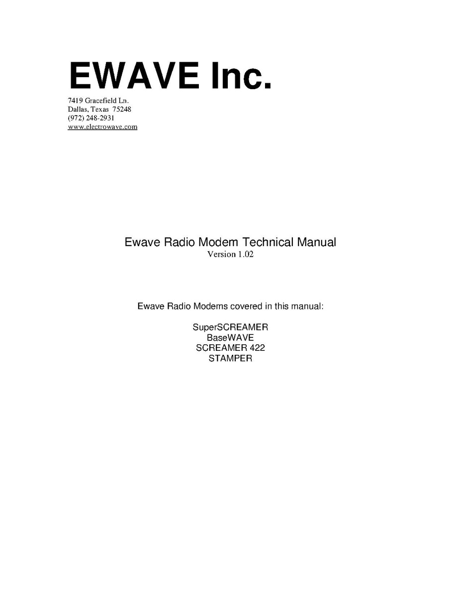 File:Ewave modem techman.pdf - FRC Archive Wiki