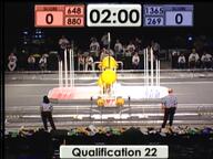 2004 2004il frc1365 frc269 frc648 frc880 match q22 robot video // 640x480, 128.9s // 44MB